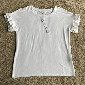 NWT Women’s Medium White Top - Boutique Brand